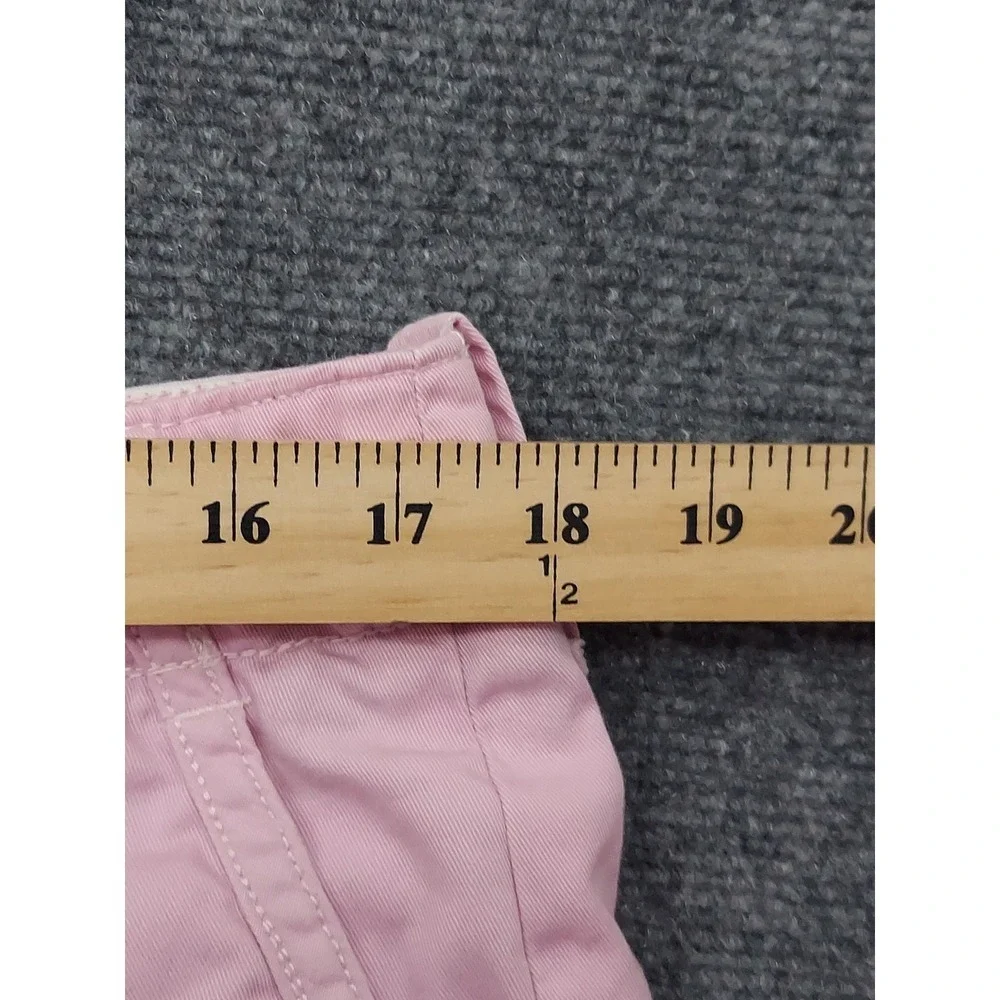 Vintage POLO RALPH LAUREN Shorts Mens 35 Pink Chino Drawstring Cotton Walking